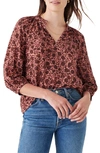 Faherty Portia Top In Montserrat Floral