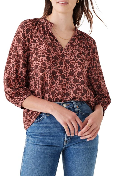Faherty Portia Top In Montserrat Floral