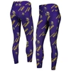 CONCEPTS SPORT CONCEPTS SPORT PURPLE MINNESOTA VIKINGS BREAKTHROUGH ALLOVER PRINT LOUNGE LEGGINGS