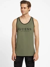 GUESS FACTORY NICHOLS EMBROIDERED LOGO TANK