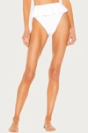 BEACH RIOT Daisy Bikini Bottom In White