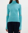 EENK Solly Ribbed Knit Pullover In Sky Blue