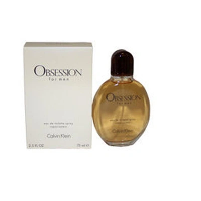 Calvin Klein M-1142 Obsession By  For Men - 2.5 oz Edt Cologne  Spray In Purple