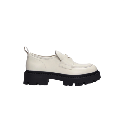 Ash Moccasin Genial In White