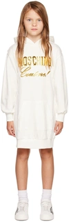 MOSCHINO KIDS WHITE 'COUTURE' DRESS