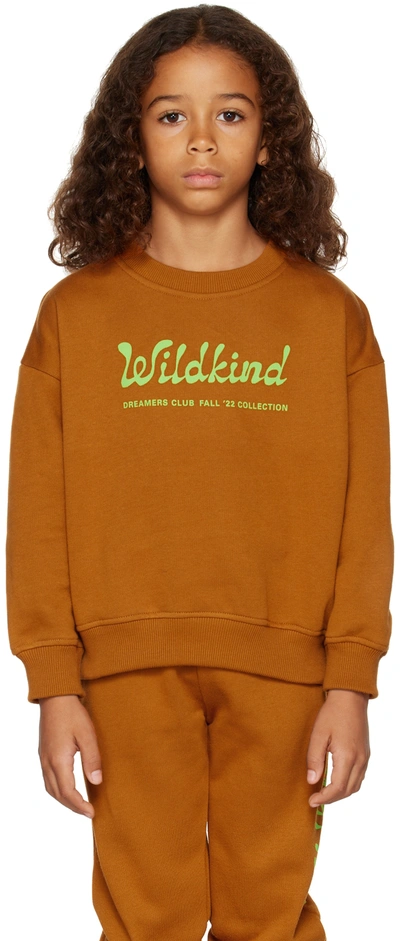 Wildkind Kids Brown Marius Sweatshirt