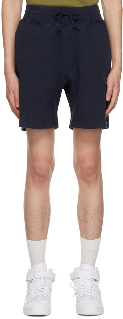 Palmes Navy Jimmy Sweat Shorts