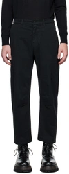 Nili Lotan Men's Luna Cotton & Linen Pants In Jet Black