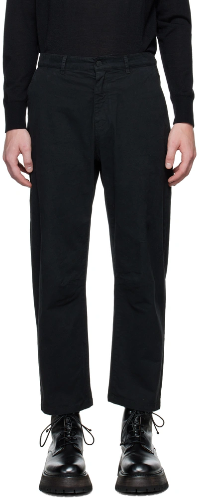 Nili Lotan Men's Luna Cotton & Linen Trousers In Carbon