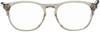 Givenchy Green Oval Glasses In Shiny Light Green