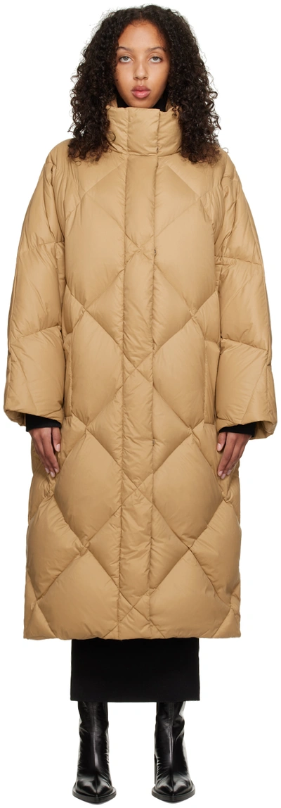 Stand Studio Tan Anissa Down Coat In 96000 Off 10500 San