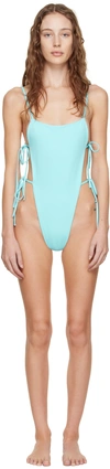 Permare Ssense Exclusive Blue P-007 One-piece Swimsuit In 60285 Fresh Air