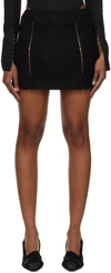 Anna October Black Barbe Miniskirt In Black