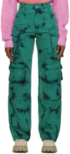 MSGM SSENSE EXCLUSIVE GREEN JEANS