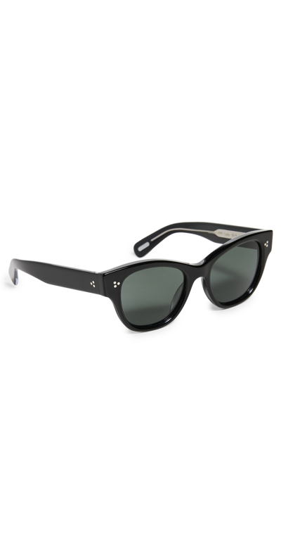 Oliver Peoples Eadie 51mm Polarized Pillow Sunglasses In Black_midnight_express_polar
