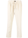 AMI ALEXANDRE MATTIUSSI DRAWSTRING-WAIST CORDUROY TROUSERS