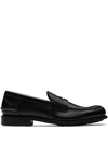 Church's Loafers Churchs Tunbridge Loafer In Brushed Leather In Black