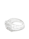 HATTON LABS STERLING SILVER CROISETTE RING