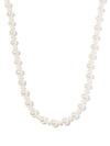 Hatton Labs Sterling Silver Pebbles Pearl Necklace In Silver