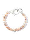 Hatton Labs Sterling Silver Gradient Pearl Bracelet In Silver