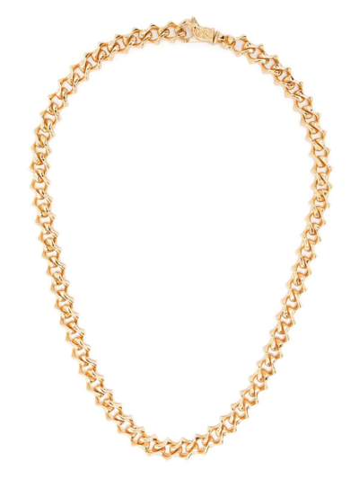 Emanuele Bicocchi Sharp Chain-link Necklace In Gold