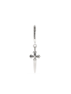 EMANUELE BICOCCHI CROSS PENDANT HOOP EARRING