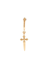Emanuele Bicocchi Dagger Cross Earring In Gold