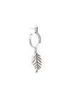 EMANUELE BICOCCHI LEAF SINGLE HOOP EARRING