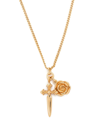 EMANUELE BICOCCHI CROSS PENDANT NECKLACE