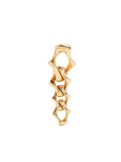 Emanuele Bicocchi Chain-link Drop Earrings In Gold