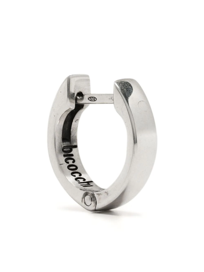 Emanuele Bicocchi Single Huggie Hoop Earring In Silver