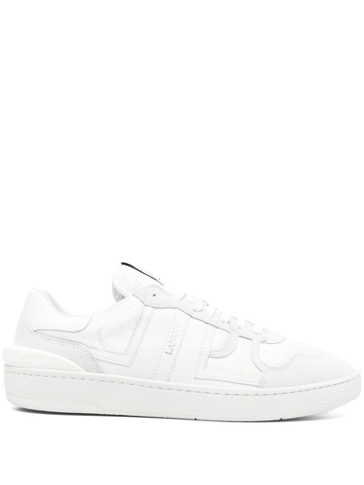 Lanvin Panelled Low-top Trainers In White
