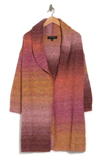 shawl collar duster cardigan