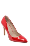 Charles By Charles David Pointed Toe Pump In Fiery Red