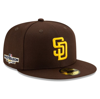 NEW ERA NEW ERA BROWN SAN DIEGO PADRES 2022 POSTSEASON SIDE PATCH 59FIFTY GAME FITTED HAT