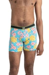 Saxx Boxer Briefs In Hyper Damask- Blue