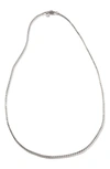 John Hardy Classic Box Chain Necklace In Silver