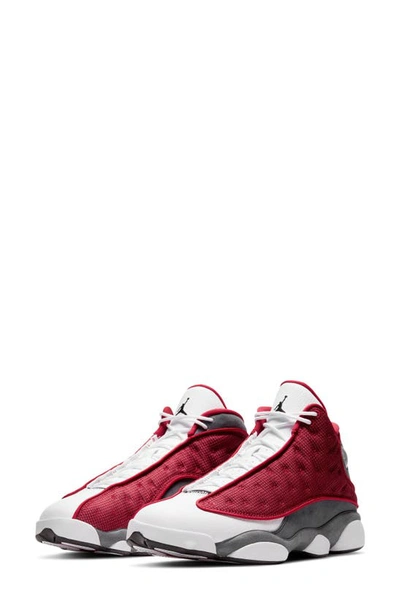 Jordan Air  13 Retro High Top Sneaker In Gym Red/ Black-flint Grey