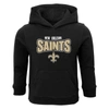 OUTERSTUFF TODDLER BLACK NEW ORLEANS SAINTS DRAFT PICK PULLOVER HOODIE