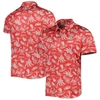 Columbia Scarlet Ohio State Buckeyes Super Terminal Tackle Omni-shade Polo In Scarlet