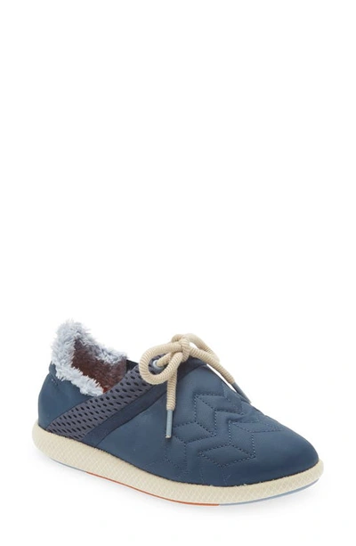 Olukai Mahiki Faux Shearling Lined Slip-on Shoe In Moonlit Ocean/ Moonlit Ocean