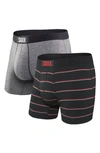 SAXX VIBE SUPER SOFT 2-PACK SLIM FIT BOXER BRIEFS