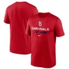 NIKE NIKE RED ST. LOUIS CARDINALS 2022 POSTSEASON AUTHENTIC COLLECTION DUGOUT T-SHIRT
