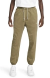 Nike Men's Standard Issue Dri-fit Basketball Pants In Medium Olive/ Pale Ivory