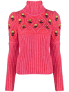Cormio Turtleneck Sweater In Red