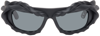 OTTOLINGER BLACK TWISTED SUNGLASSES