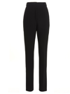 Dolce & Gabbana Two-way Stretch Wool Trousers In Black