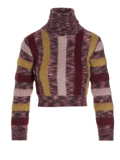 Dsquared2 Womens Purple Other Materials Sweater In Multicolor