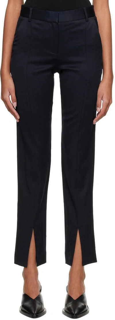 Esse Studios Navy Classico Trousers In French Navy