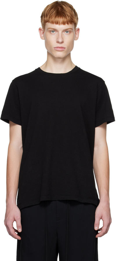 Nili Lotan Bradley Cotton-jersey T-shirt In Black